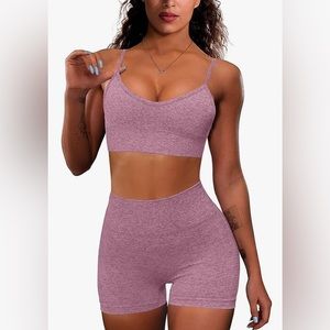 2 piece workout set - Purple